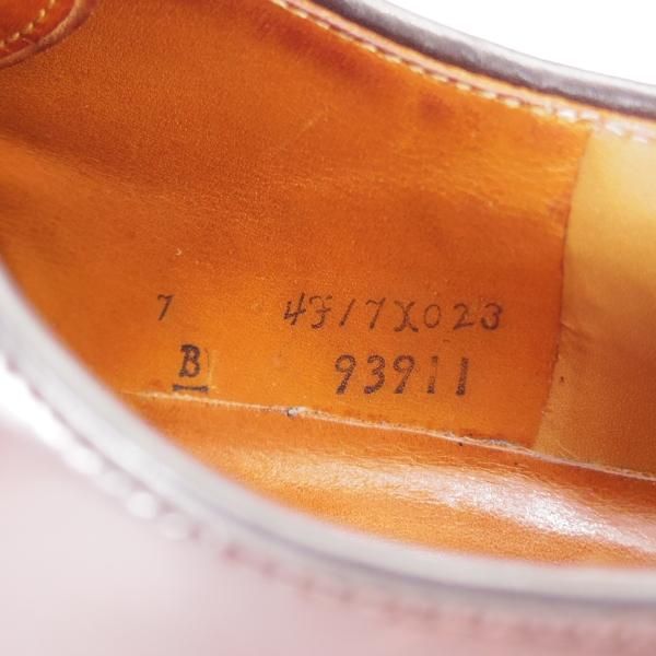 ★オールデン 7D【貴重★シガー色/コードバン/93911】バリーラスト/プレーントゥ/茶/メンズ/Alden★j283