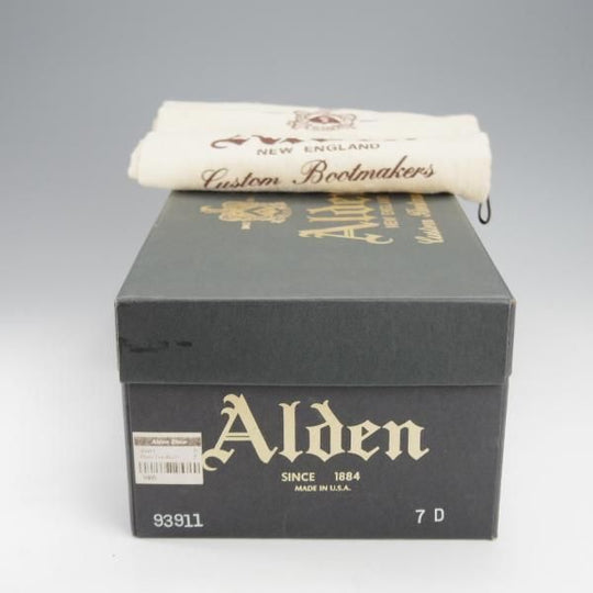 ★オールデン 7D【貴重★シガー色/コードバン/93911】バリーラスト/プレーントゥ/茶/メンズ/Alden★j283