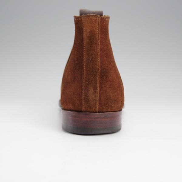 極上★クロケット&ジョーンズ 6.5E【★トレーディングポスト別注/CRANFORD】360ラスト/サイドゴアブーツ/濃茶/Crockett&Jones★j284