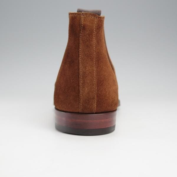 極上★クロケット&ジョーンズ 6.5E【★トレーディングポスト別注/CRANFORD】360ラスト/サイドゴアブーツ/濃茶/Crockett&Jones★j284