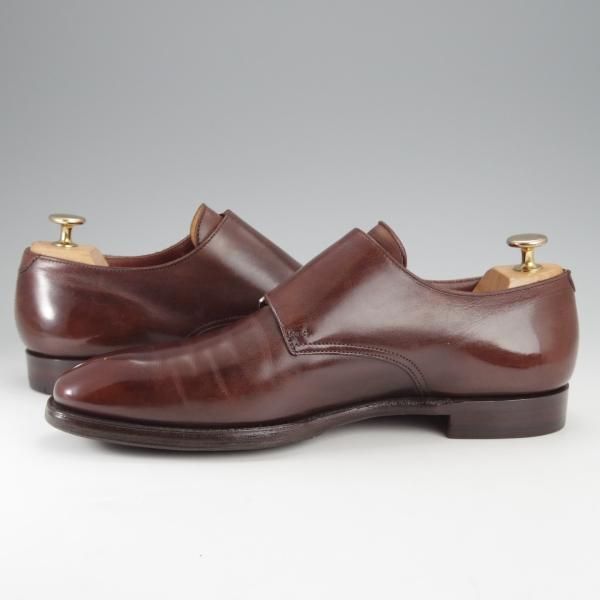 極上★クロケット&ジョーンズ 6.5D【ハンドグレードライン★SEYMOUR/337ラスト】ダブルモンク/カーフ/濃茶/Crockett&Jones★j285