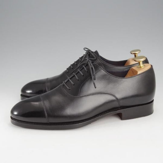 極美品★(スペイン製)CARMINA/カルミナ SIZE 6【モデル定価￥91,300-★80528/ストレートチップ】カーフ/黒/メンズ★j286