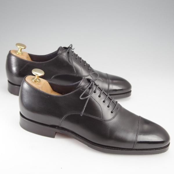 極美品★(スペイン製)CARMINA/カルミナ SIZE 6【モデル定価￥91,300-★80528/ストレートチップ】カーフ/黒/メンズ★j286