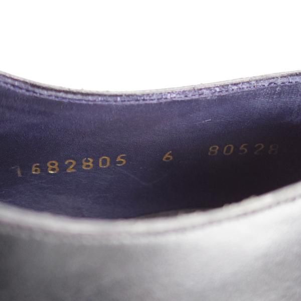 極美品★(スペイン製)CARMINA/カルミナ SIZE 6【モデル定価￥91,300-★80528/ストレートチップ】カーフ/黒/メンズ★j286