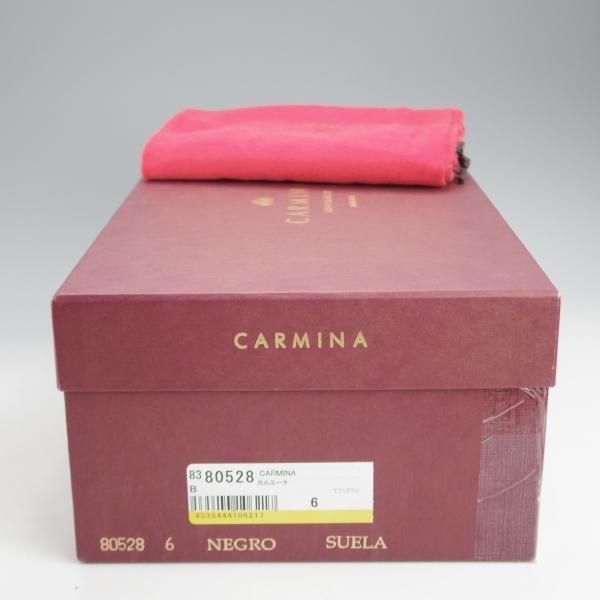 極美品★(スペイン製)CARMINA/カルミナ SIZE 6【モデル定価￥91,300-★80528/ストレートチップ】カーフ/黒/メンズ★j286