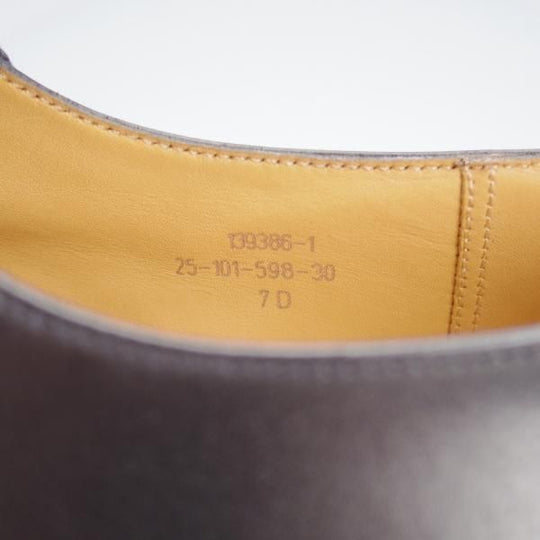 未使用★J.M.ウエストン 7D【定価￥159,500-★ハーフハント/598】Uチップ/25ラスト/ボックスカーフ/黒/Weston/ウェストン★j287