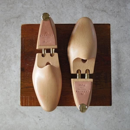 極上★(スペイン製)CARMINA/カルミナ UK6.5程度【★純正シューツリー】木製シューキーパー/メンズ★j267