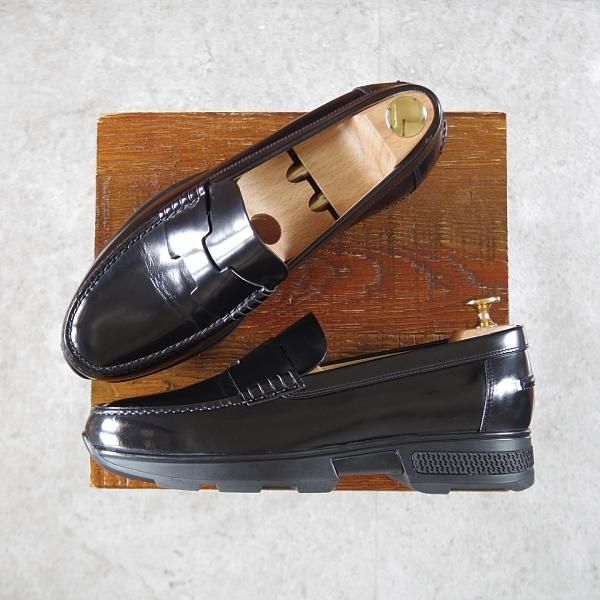 HERMES/エルメス SIZE 40【ローファー/ポリッシュレザー/黒】 | 高級