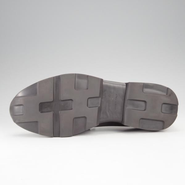 極美品★(伊製)HERMES/エルメス SIZE 40【★ローファー/黒】ポリッシュレザー/メンズ★j291