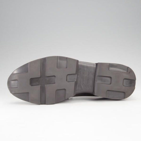 極美品★(伊製)HERMES/エルメス SIZE 40【★ローファー/黒】ポリッシュレザー/メンズ★j291