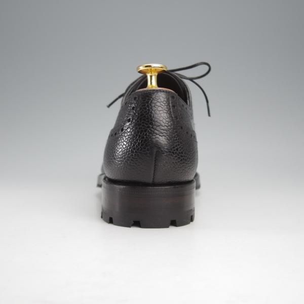 美品 YANKO ヤンコ プレーントゥシューズ 6 黒