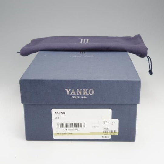 未使用★(スペイン製)YANKO/ヤンコ SIZE 7.5【定価￥57,240-★グッドイヤーウェルテッド製法/パンチドキャップトゥ】14756/黒★j293