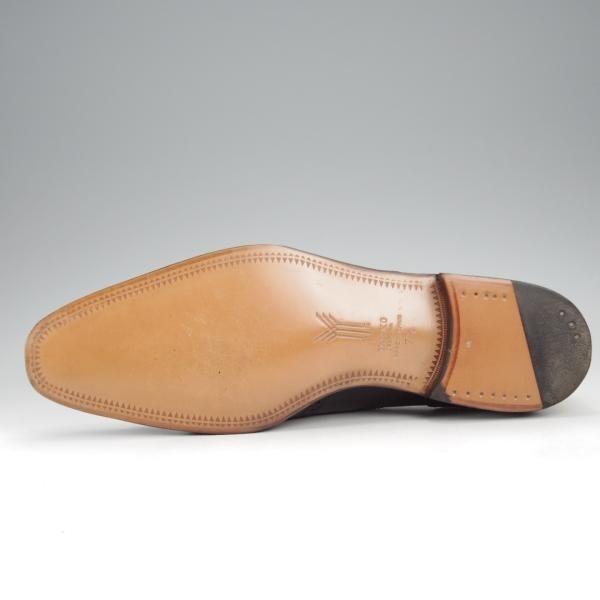 未使用★(スペイン製)YANKO/ヤンコ SIZE 7.5【★グッドイヤーウェルテッド製法/ギリーシューズ】14618/フルブローグ/カーフ/黒★j294