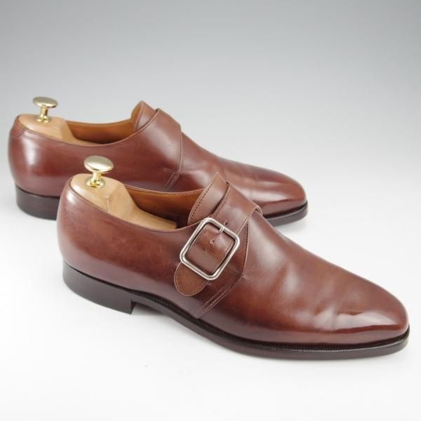 Crockett & Jones クロケットアンドジョーンズ　6.5 　茶 クロケット&ジョーンズ 6.5E【モンクストラップ/PORTSMOUTH