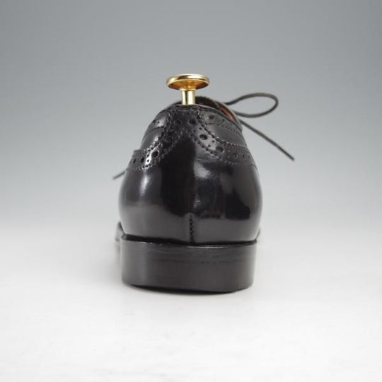 極上★オールデン 8D【コードバン仕様★(ハワイ)Leather Soul別注/5165】セミブローグ/プラザラスト/黒/レザーソウル/Alden★j297