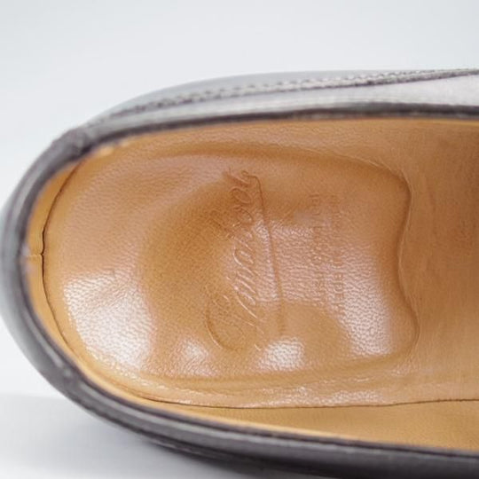 極上★パラブーツ SIZE 7.5【定価￥84,700-★ドレス仕様シャンボード/CHAMBORD】Uチップ/カーフ/NOIR/黒/Paraboot★j298