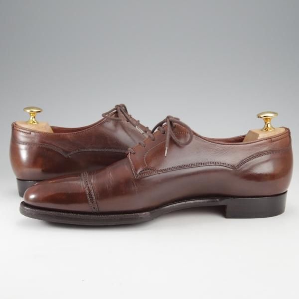 極上★クロケット&ジョーンズ 7D【定価￥110,250-★(浅草)ギルド・オブ・クラフツ監修/ハンドグレードライン】RUFFLES/濃茶★j299