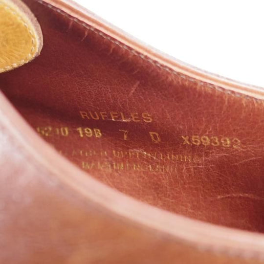 極上★クロケット&ジョーンズ 7D【定価￥110,250-★(浅草)ギルド・オブ・クラフツ監修/ハンドグレードライン】RUFFLES/濃茶★j299