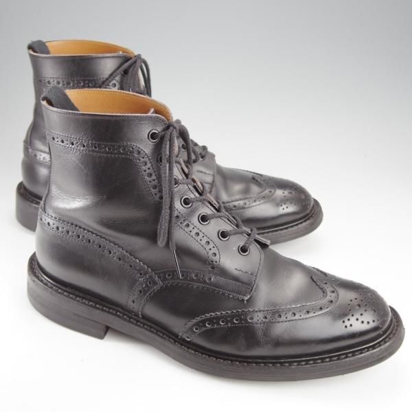★トリッカーズ SIZE 10【現行定価￥104,500-★ダイナイトソール仕様/MALTON】モールトン/M2508/カントリーブーツ/黒/Tricker's★j303