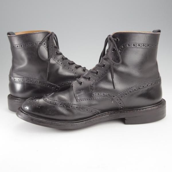 ★トリッカーズ SIZE 10【現行定価￥104,500-★ダイナイトソール仕様/MALTON】モールトン/M2508/カントリーブーツ/黒/Tricker's★j303