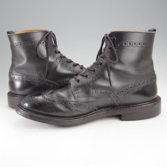 ★トリッカーズ SIZE 10【現行定価￥104,500-★ダイナイトソール仕様/MALTON】モールトン/M2508/カントリーブーツ/黒/Tricker's★j303