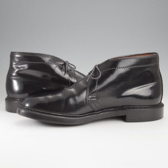 極上★オールデン 7E【定価￥176,000-★コードバン仕様/1340】バリーラスト/チャッカブーツ/黒/メンズ/Alden★j305