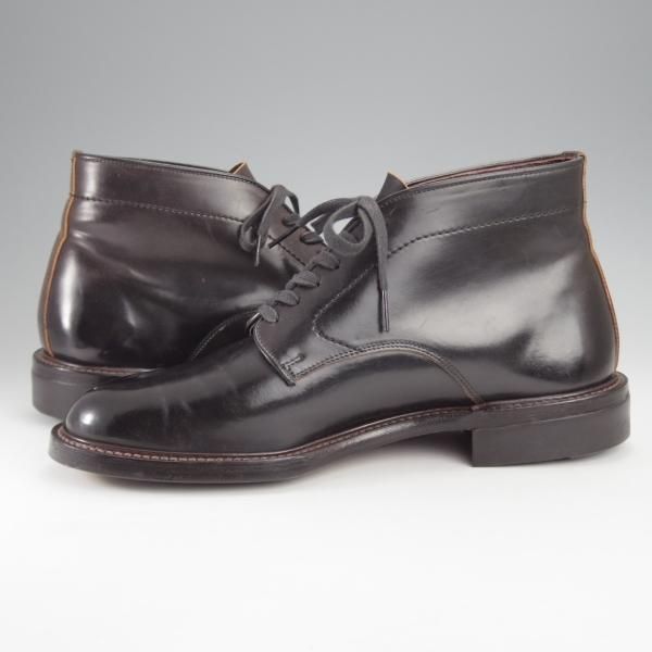 ★Makers/メイカーズ SIZE 8【定価￥120,450-★コードバン/(米)ホーウィン社】6アイレットチャッカブーツ/CDVN-06G/黒/メンズ★j306