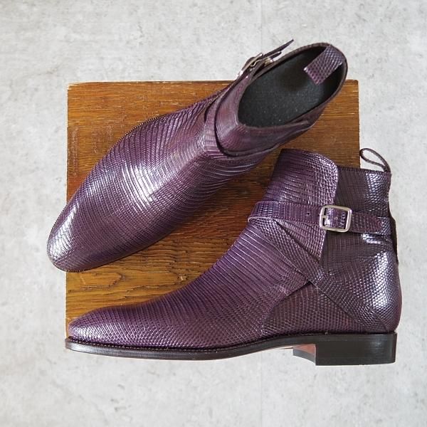 未使用★(スペイン製)CARMINA/カルミナ SIZE 6.5【高額★リザード革/トレーディングポスト別注/ジョッパーブーツ】Trading Post★j308