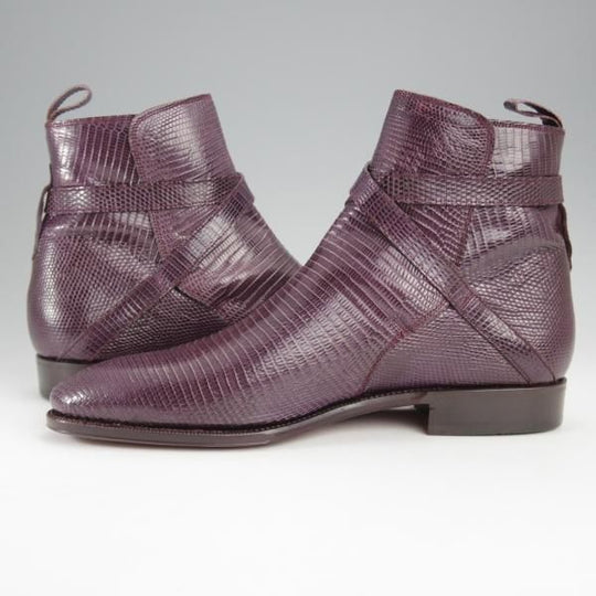 未使用★(スペイン製)CARMINA/カルミナ SIZE 6.5【高額★リザード革/トレーディングポスト別注/ジョッパーブーツ】Trading Post★j308