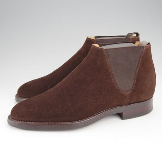 極上★クロケット&ジョーンズ 7E【定価￥81,400-★ダイナイトソール/CRANFORD4】サイドゴアブーツ/317ラスト/濃茶/Crockett&Jones★j309