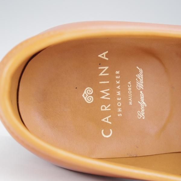 美品★(スペイン製)CARMINA/カルミナ SIZE 8【コンビ仕様★コインローファー/80412】薄茶×白/カーフ/メンズ★j310