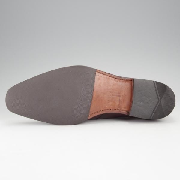 極上★クロケット&ジョーンズ 6.5E【モデル定価￥86,900-★MONKTON/348ラスト】モンクストラップ/カーフ/赤茶/Crockett&Jones★j313