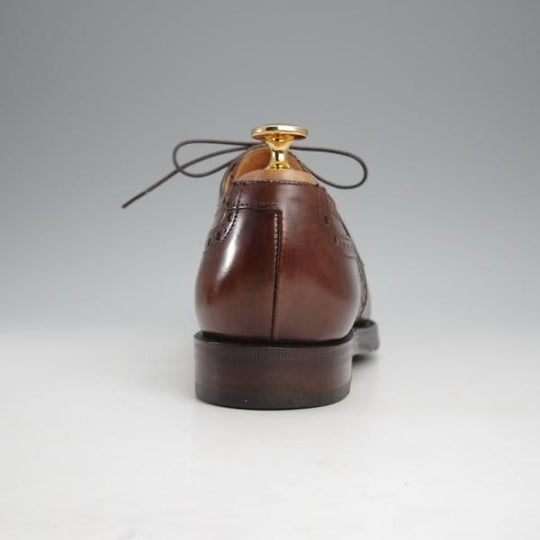 極上★クロケット&ジョーンズ 6.5D【貴重★(独)エドワードマイヤー別注/CALCHI】353ラスト/濃茶/Eduard Meier/Crockett&Jones★j314