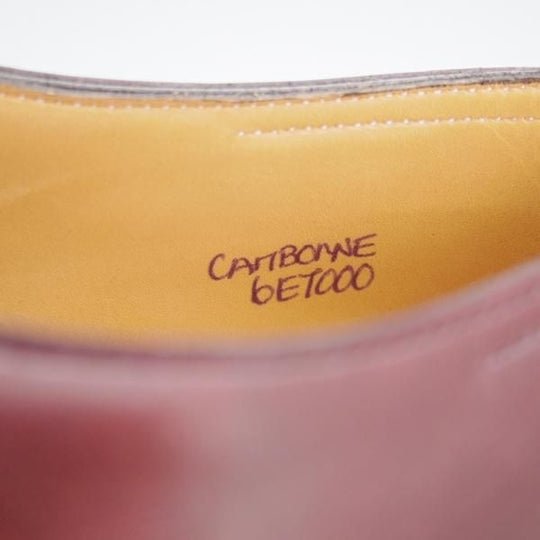 極美品★ジョンロブ 6E【貴重★CAMBORNE/ミスティカーフ】7000ラスト/ケンボーン/ダブルモンク/CLARET/赤茶/メンズ/JOHN LOBB★j315