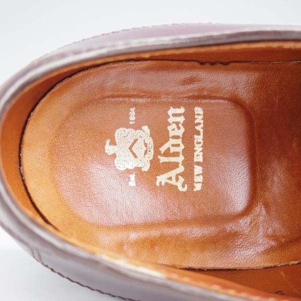 極上★オールデン 8D【定価￥173,800-★コードバン仕様/モディファイドラスト】54038/Uモック/モックトゥOX/#8/赤茶/Alden★j316