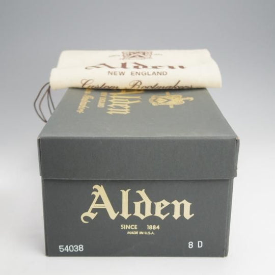 極上★オールデン 8D【定価￥173,800-★コードバン仕様/モディファイドラスト】54038/Uモック/モックトゥOX/#8/赤茶/Alden★j316