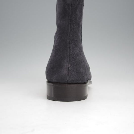 未使用★(スペイン製)CARMINA/カルミナ SIZE 6.5【定価￥80,300-★サイドゴアブーツ/80216】スエード/濃紺/メンズ★j318