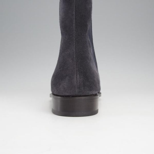 未使用★(スペイン製)CARMINA/カルミナ SIZE 6.5【定価￥80,300-★サイドゴアブーツ/80216】スエード/濃紺/メンズ★j318