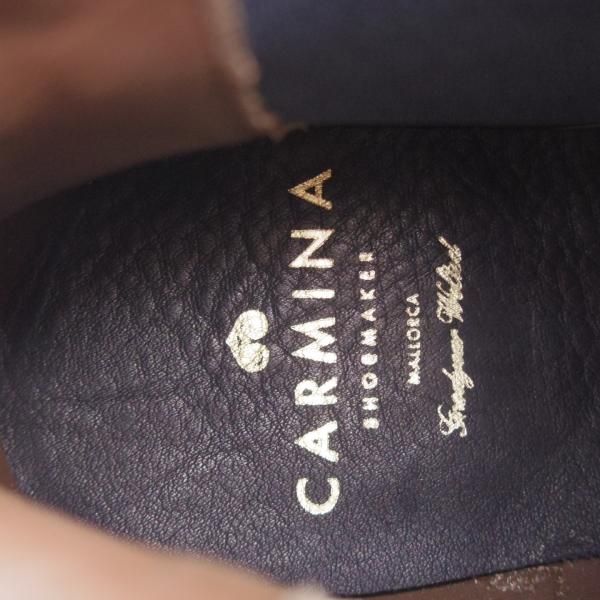 未使用★(スペイン製)CARMINA/カルミナ SIZE 6.5【定価￥80,300-★サイドゴアブーツ/80216】スエード/濃紺/メンズ★j318