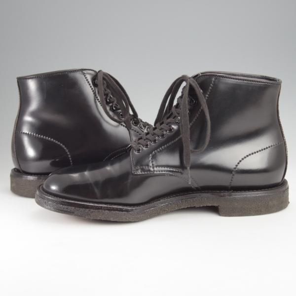 極美品★オールデン 9D【現行定価18万円程度★コードバン仕様/ミリタリーラスト】46009H/マンソンブーツ/黒/メンズ/Alden★j319