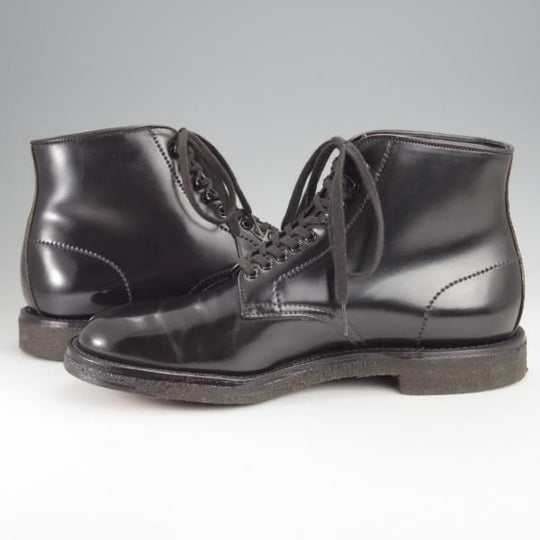 極美品★オールデン 9D【現行定価18万円程度★コードバン仕様/ミリタリーラスト】46009H/マンソンブーツ/黒/メンズ/Alden★j319