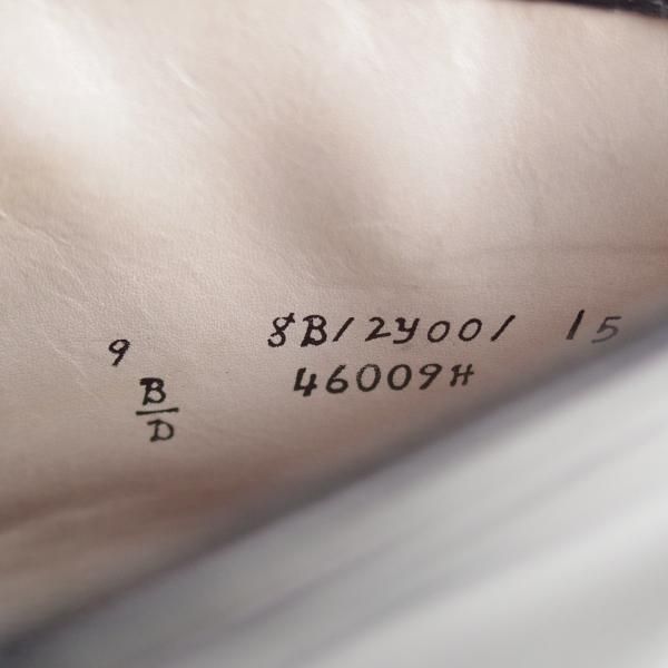 極美品★オールデン 9D【現行定価18万円程度★コードバン仕様/ミリタリーラスト】46009H/マンソンブーツ/黒/メンズ/Alden★j319