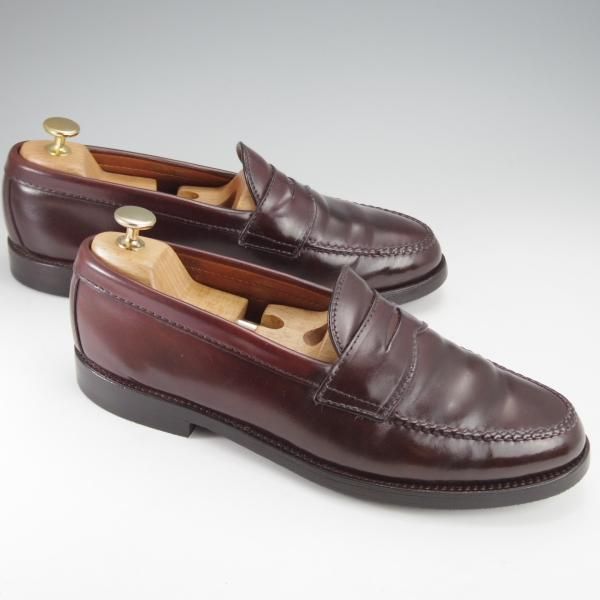 ★オールデン 8D【現行定価17万円程度★コードバン仕様/986】ヴァンラスト/バンラスト/赤茶/バーガンディー/コインローファー/Alden★j320