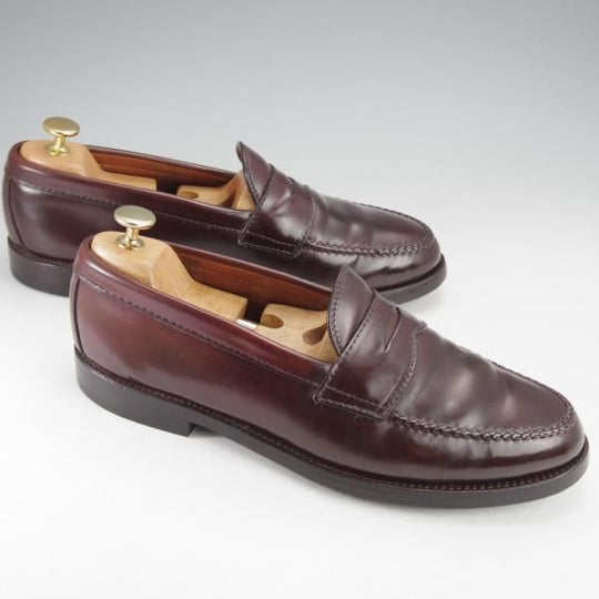 ★オールデン 8D【現行定価17万円程度★コードバン仕様/986】ヴァンラスト/バンラスト/赤茶/バーガンディー/コインローファー/Alden★j320