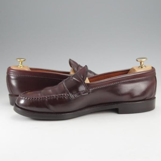 ★オールデン 8D【現行定価17万円程度★コードバン仕様/986】ヴァンラスト/バンラスト/赤茶/バーガンディー/コインローファー/Alden★j320