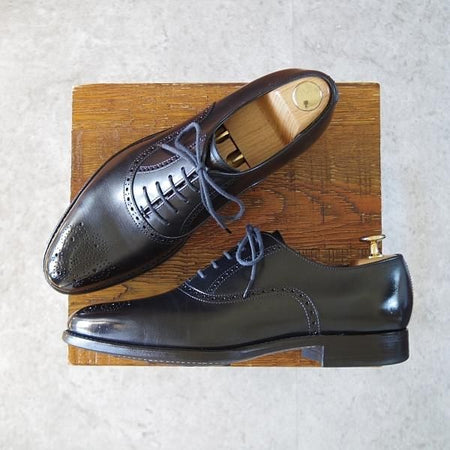 極上★トレーディングポスト SIZE 6.5【定価￥48,600-★撥水レザー仕様/ダイナイトソール】T603/黒/ユニオンロイヤル製★j321