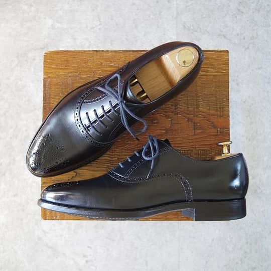 極上★トレーディングポスト SIZE 6.5【定価￥48,600-★撥水レザー仕様/ダイナイトソール】T603/黒/ユニオンロイヤル製★j321