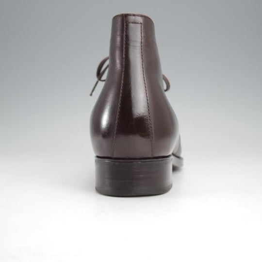 美品★(浅草)RENDO/レンド SIZE 6.5【モデル定価￥60,500-★チャッカブーツ/7706】カーフ/濃茶/メンズ/★j323