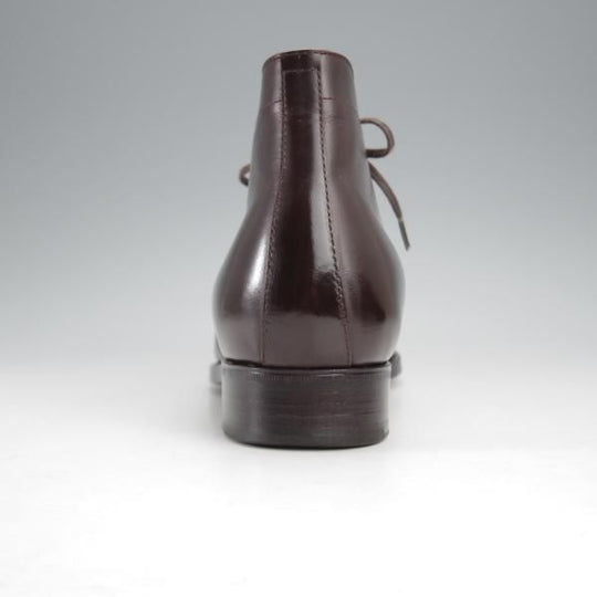 美品★(浅草)RENDO/レンド SIZE 6.5【モデル定価￥60,500-★チャッカブーツ/7706】カーフ/濃茶/メンズ/★j323