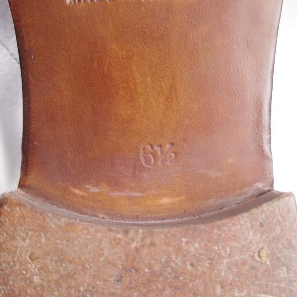 美品★(浅草)RENDO/レンド SIZE 6.5【モデル定価￥60,500-★チャッカブーツ/7706】カーフ/濃茶/メンズ/★j323